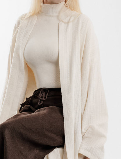 Off white flow cardigan